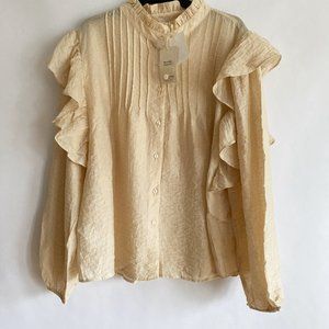 NEW WITH TAGS: MNG Blouse - US Size 8 (EUR L)